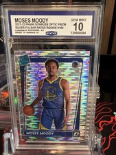 2021-2022 Panini Optic Prizm Moses Moody #184