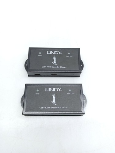 LINDY 39371 CAT.6 KVM Extender Classic HDMI USB Audio 50m Niekompletny - Zdjęcie 4 z 6