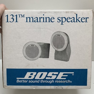 Bose 131 Marine Speaker System Flush Mount Boat Speakers Pair White 018370