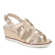 Pavers Strappy Wedge-Heeled Espadrilles - Size