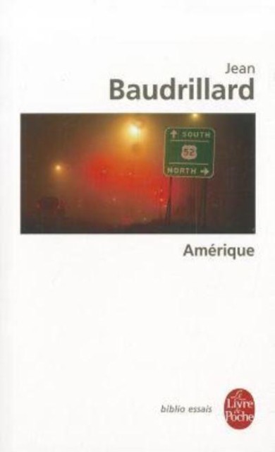 Amerique by Jean Baudrillard (Paperback Book)