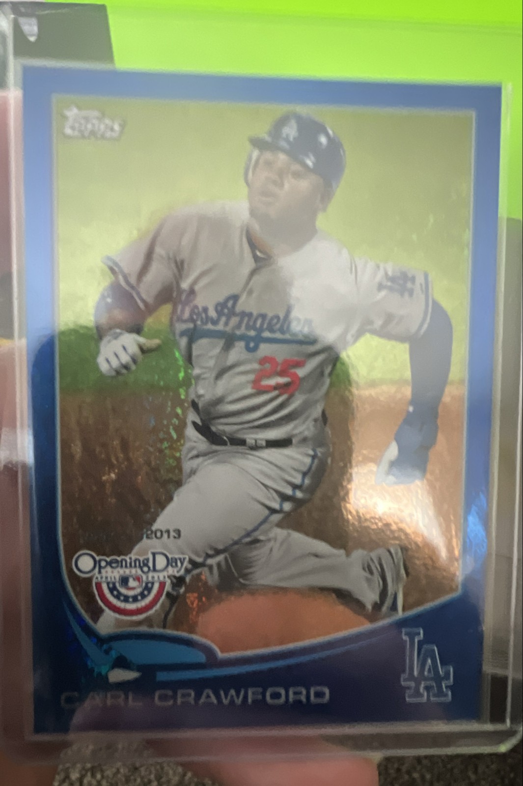 2013 Topps Opening Day - Carl Crawford #60 Blue /2013