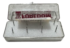 Foredom 8 Piece Carbide Burr Kit, Assorted Shapes, 3/32" Shank