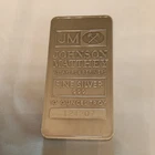 Johnson Matthey 10 oz .999 Fine Silver Bar 10 Troy Ounces Silver Bullion Bar