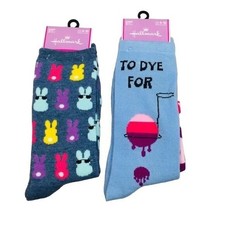 Hallmark Easter Women s Crew Socks Shoe Size 4-10