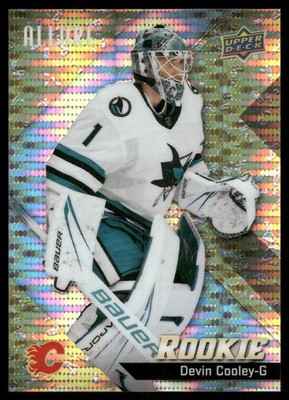 2024-25 Upper Deck Allure Gold Glitter Bomb #133 Devin Cooley /199 - HKY
