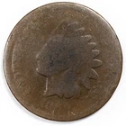 New Listing1869 Indian Head Penny Cent About Good (AG)