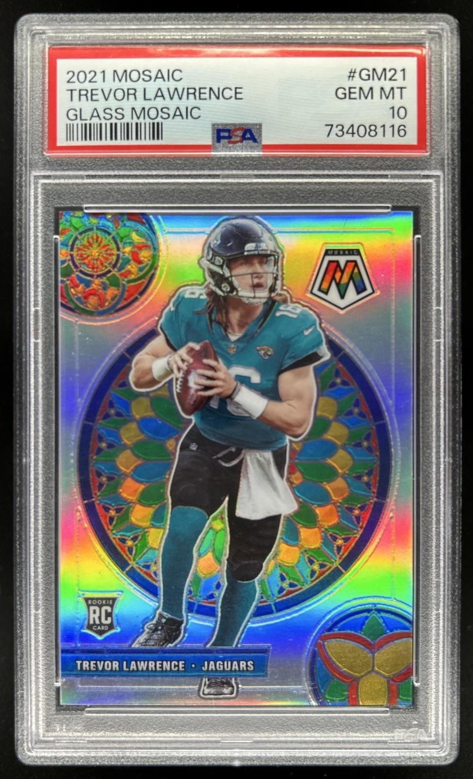 Trevor Lawrence Panini Mosaic Glass Mosaic #GM21 Base