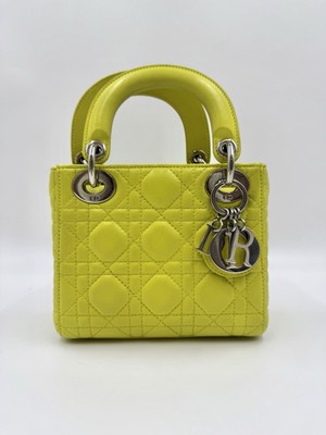 Lady Dior Mini Lemon Yellow Bag | eBay