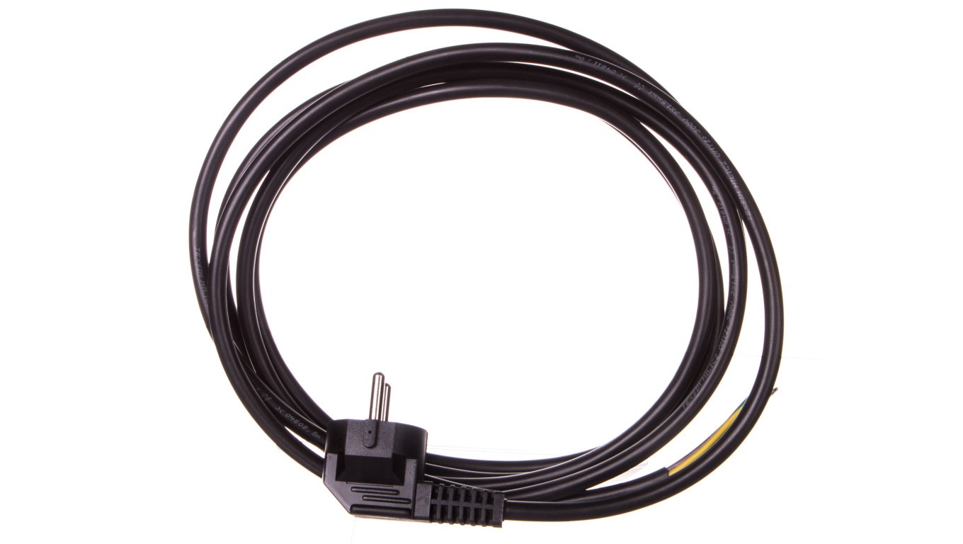 W-3 connection cable 3x1.5 mm² black with 51.937 plug