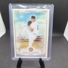 Panini Boys of Summer Serial Numbered Rookie #30 Noble Meyer Miami Marlins /275