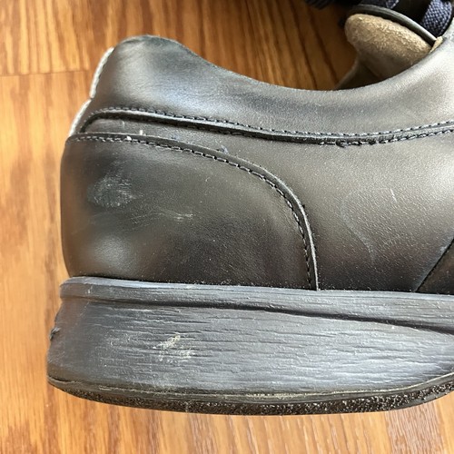 Ferragamo World Para Hombre Talla 10.5 Azul Cuero Tenis Zapatos Hechos en Italia - Imagen 8 de 24