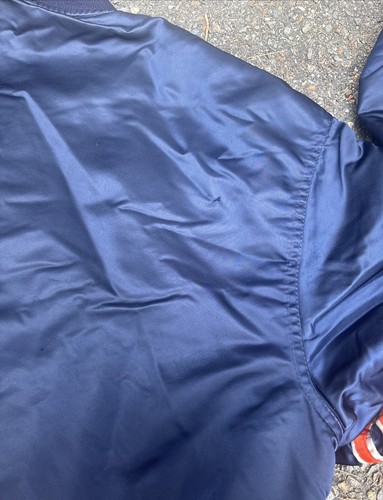 Vintage 80er STARTER Pro Line Chicago Bears NFL Satin Jacke Made In USA Herren XL - Bild 3 von 19
