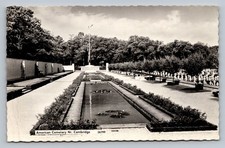 POSTCARD - CAMBRIDGE - AMERICAN CEMETARY - REAL PHOTO - POSTED 1965