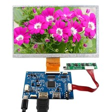 7 inch 1024x600 700nit IPS LCD Screen and USB 50pin Controller Board,Support ...