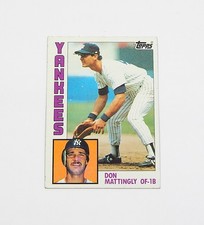 1984 Topps Don Mattingly RC #8 Rookie Ex