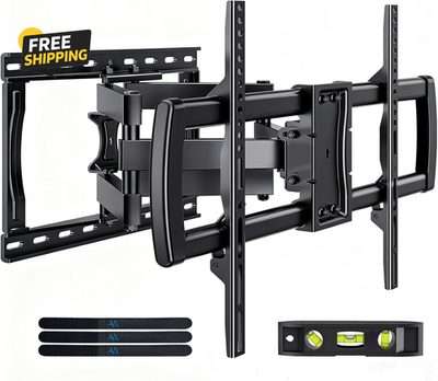 #ad #ad Full Motion TV Wall Mount Bracket for Most 32 85 Inch Mount with Dual Arms $40.33