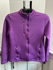 Peter Millar Women's Quilted Golf Performance Purple Jacket Size Medium