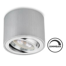 LED surface mounted spotlight flat dimmable aluminium surface mounted light ceiling spot mounting frame 230V