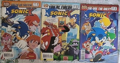 Sonic X #4, 22, 25 (3 Issues) (ARCHIE COMICS Feb 2006)