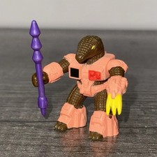 Takara Hasbro Battle Beasts Tanglin Pangolin #65 Figure Weapon Wood Rub