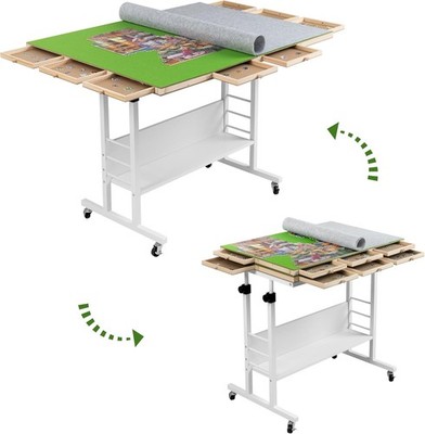 Tektalk 2000 Piece Puzzle Board Height Adjustable Rolling