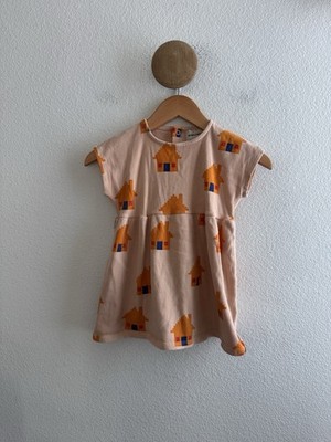 Bobo Choses Girls House Pattern Dress Size 18-24 Months