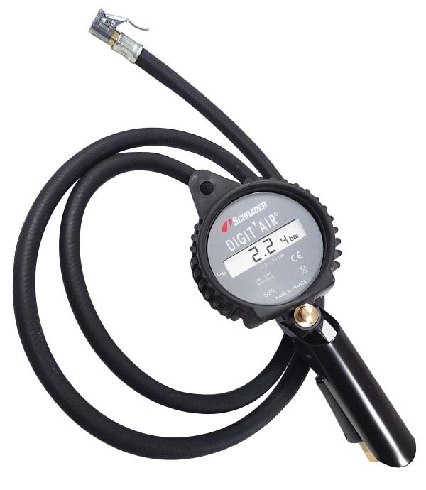 Pistolet de gonflage digital basse pression Schrader pour éviter les erreurs