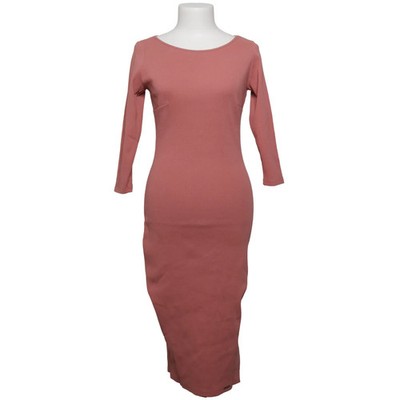 Numoco, Kleid, Größe: S, Pink, Baumwolle/Elasthan, Einfarbig, Rippenstrick #Dlv