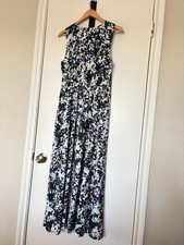 Banana Republic Women's Floral Sleeveless Dress Size 12 P