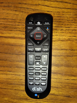 Dish Network 54.1 UHF 2G Satellite TV Hopper Voice Remote Control