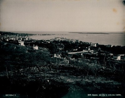 Chromotypie Cannes Alpes Maritimes, Vue dep la Croix des Cardes - 10502535