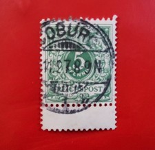 Francobollo Impero tedesco - 5 Pf. - Mi 46aa - timbrato