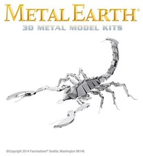 Fascinations Metal Earth Scorpion Arachnid Laser Cut 3D Model Kit MMS070