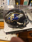 Rashod Bateman Baltimore Ravens Signed Football Mini Helmet Fanatics Minnesota