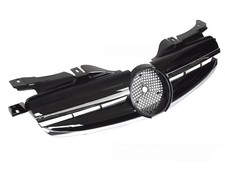 K&uuml;hlergrill Passend f&uuml;r Mercedes SLK R170 1996-2004 Frontgrill Schwarz Chrom