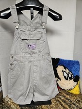 Vintage Mickey Mouse Unlimited Overalls Juniors M Women's XS Embroidered Accents