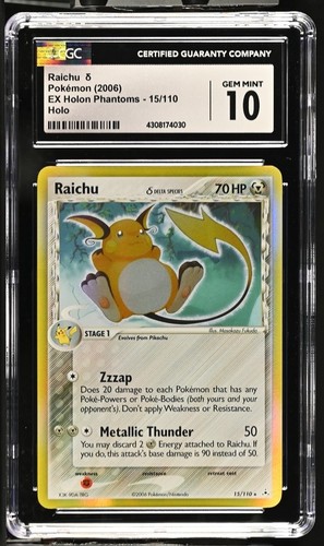 Raichu δ graded CGC 10 for sale on eBay