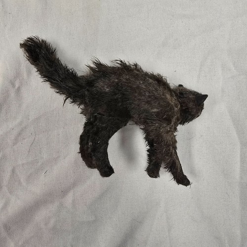 Figura de madera tallada de bruja de halloween rara y gato murciélago mono calabaza - Imagen 6 de 20