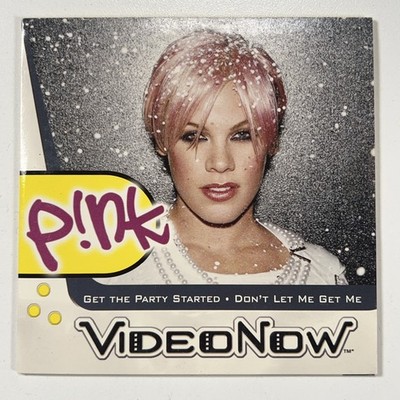 Pink Get The Party Started Don't Let Me Get Me Music Video Now PVD SEALED!