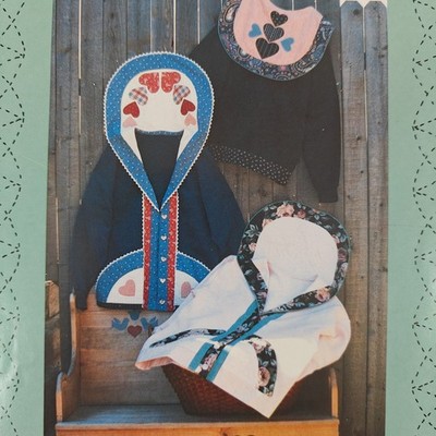 1989 A Quilter's Wardrobe 8005 SWEATJACKET II Applique Pattern by Anne Colvin