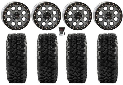 System 3 SB-7 15'' Wheels Ti (6+1) 35'' Trail Ripr Tires Commander Maverick