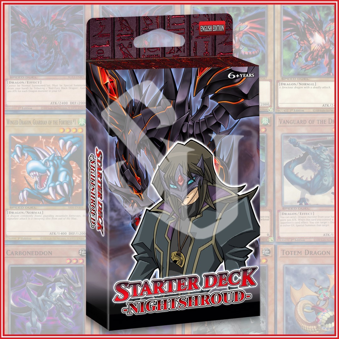STARTER DECK NIGHTSHROUD 42 | Red Eyes Darkness Black Dragon Metal