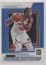 2021 Panini Donruss Optic Elite Dominators Blue Prizm 22/49 Julius Randle 10qe