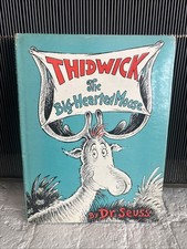 Thidwick the Big Hearted Moose Dr. Seuss 1948 w/ Dust Jacket First Edition RARE