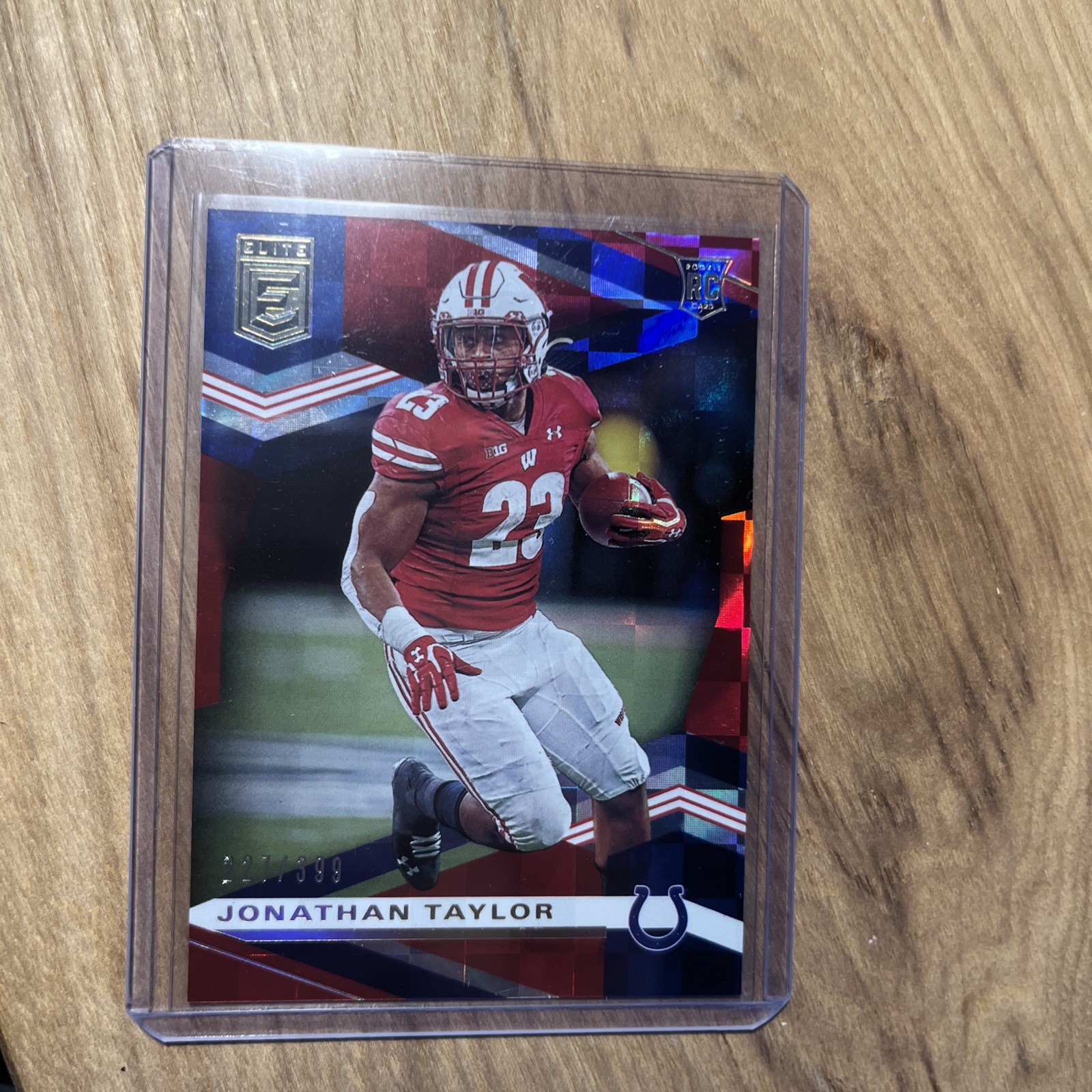 2020 Panini Donruss Elite - Rookies Jonathan Taylor #110 Red /399 (RC) Colts