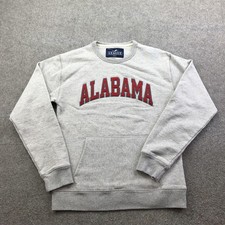 Alabama Crimson Tide Sweatshirt Mens Small Gray NCAA Football League Crewneck