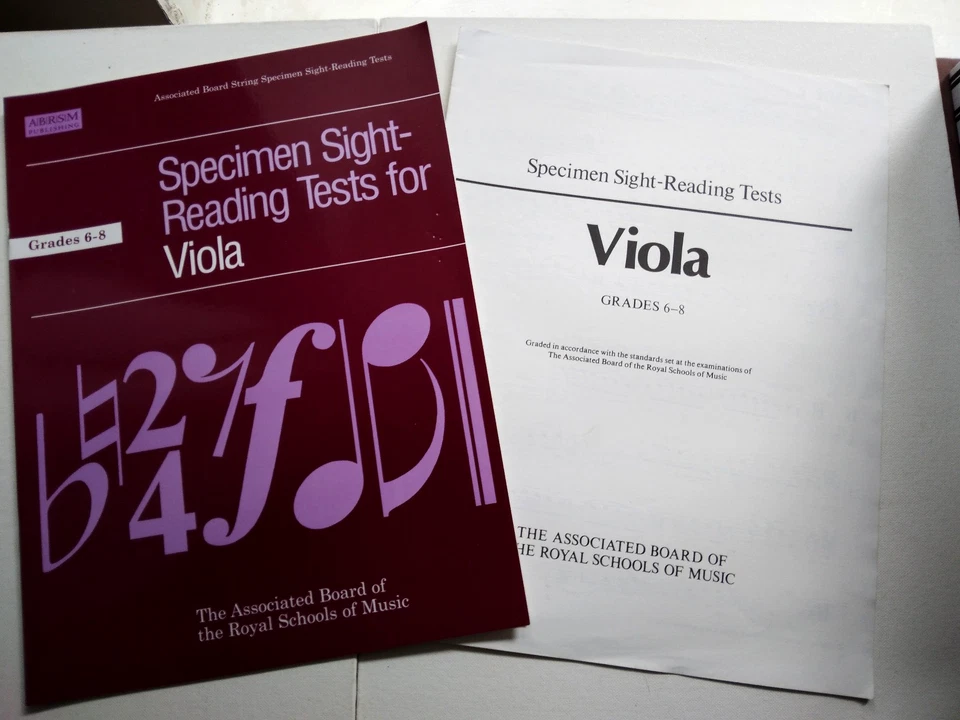 Joblot x5 Viola Scales Specimen Sight-Reading Tests Arpeggios & Studies ABRSM - Image 2 of 4