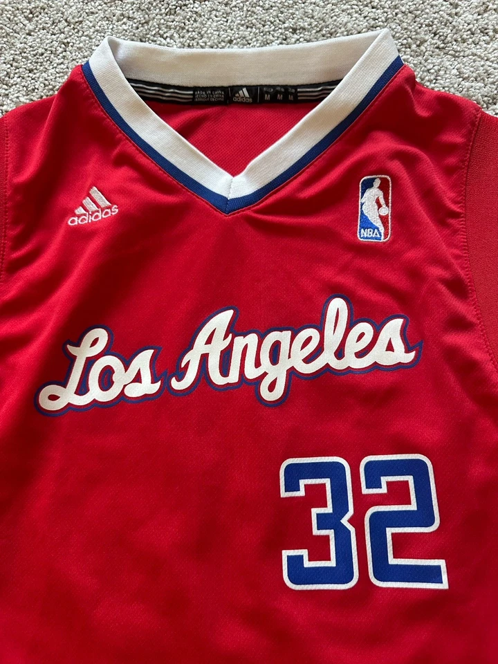 Camiseta Adidas Juvenil M Los Angeles Clippers Blake Griffin # 32 NBA Roja Foto 2 de 4