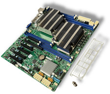 SuperMicro X10DRL-i ATX Motherboard - w/ 2x XEON E5-2603 V3 + HS + IO SHIELD!!